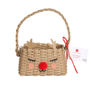 Recycled Reindeer Basket