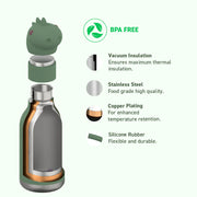 Asobu Bestie Bottle 460ml - Dinosaur