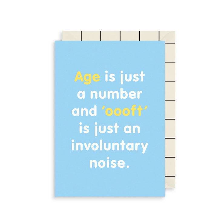 Involuntary Noise Greetings Card