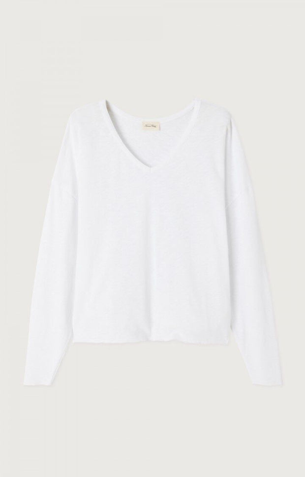 American Vintage Sonoma 02 Long Sleeve Tee - White
