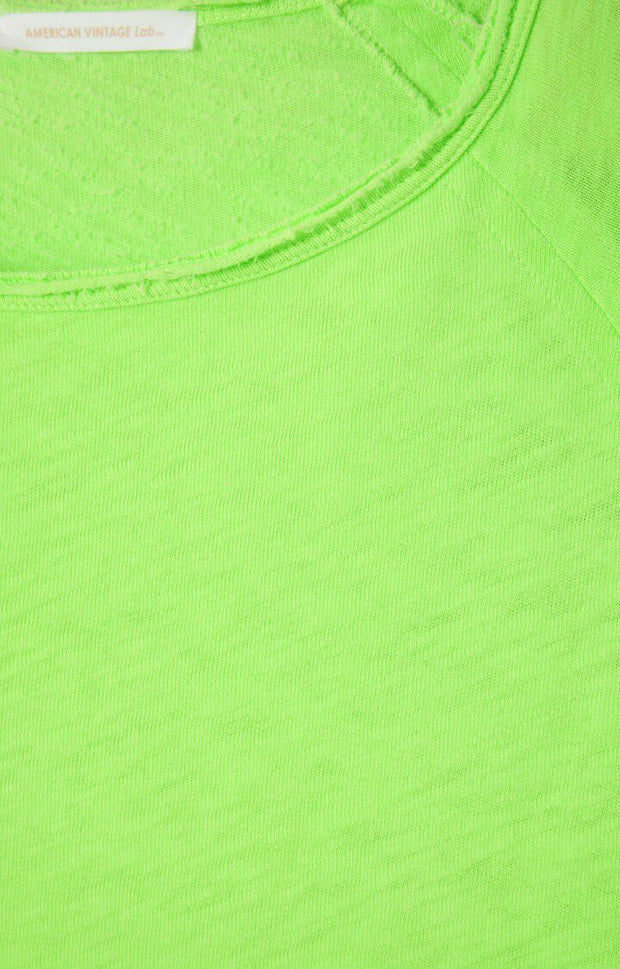 American Vintage Sonoma 31 Long Sleeve Tee - Fluo Apple