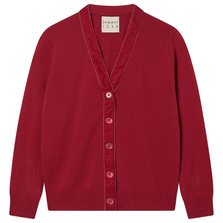 Jumper 1234 Cashmere & Velvet Little Cardigan