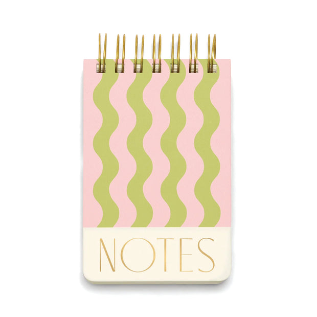 Twin Wire Notepad - Stripes