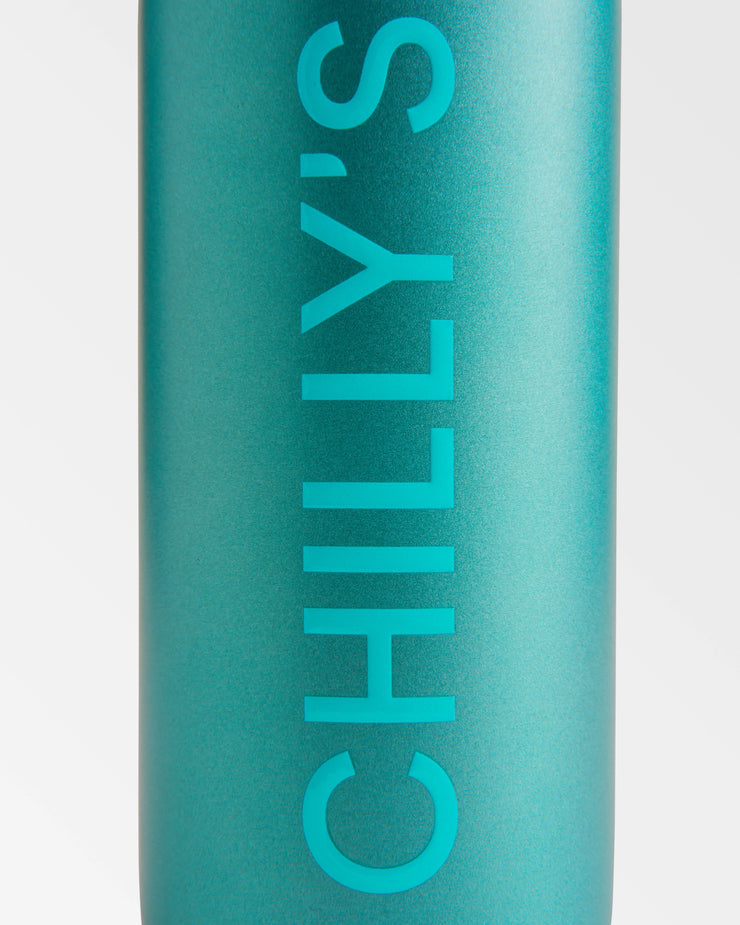 Chilly Bottles Series 2 Flip 500ml - Matte Metallic Atlantis