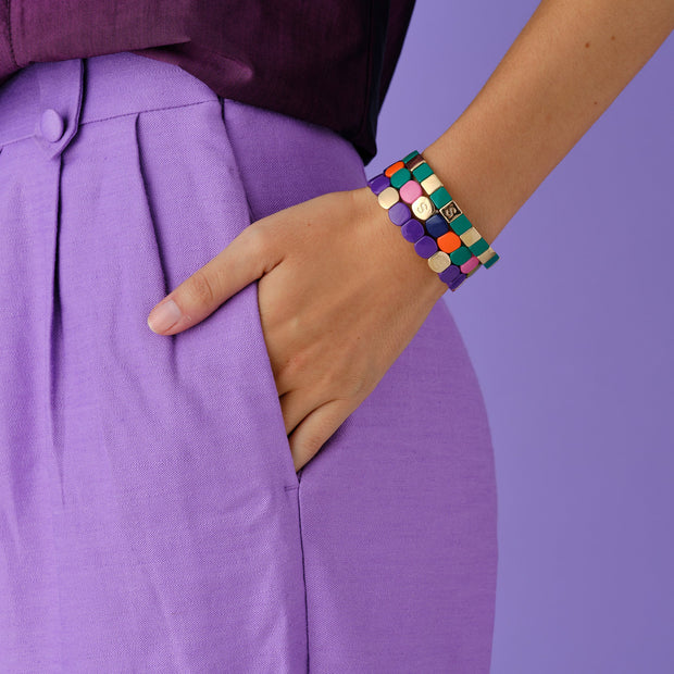 Simone À Bordeaux Bracelets - Colorful