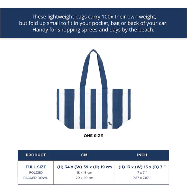 Dock & Bay Recycled Everyday Tote Bag - Whitsunday Blue