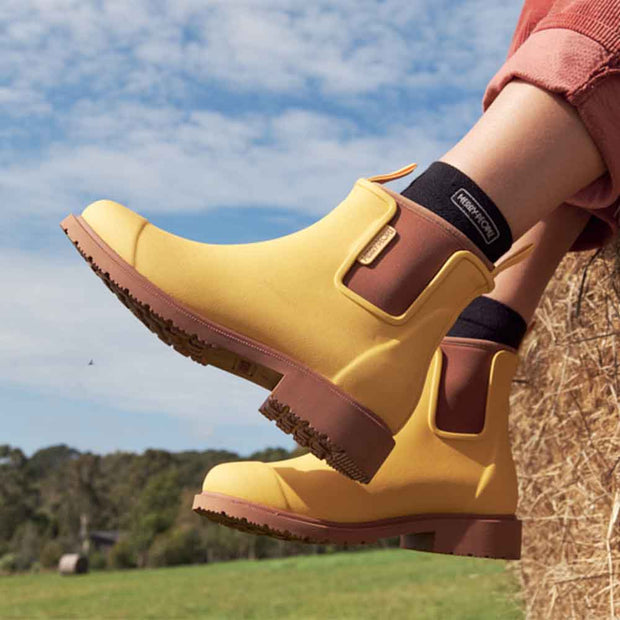 Merry People Bobbi Wellington Boot - Yellow Sunflower