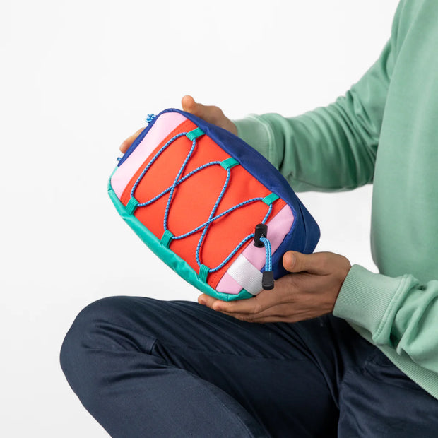 Billybelt Recycled Washbags - Red & Blue