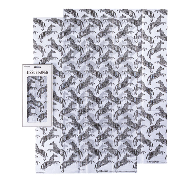 Archivist Tissue Paper - Zebras