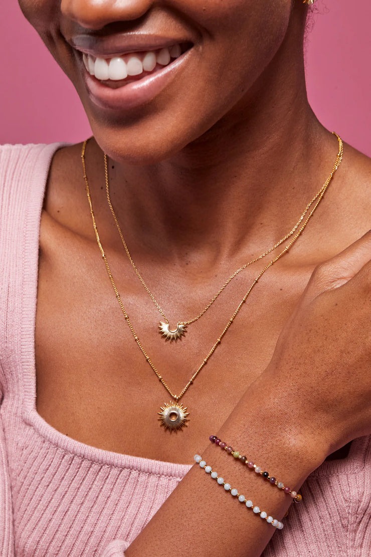 Gold Full Sunburst Necklace - Daydream Believer