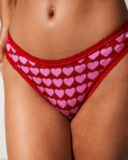 Stripe & Stare Single Thong - Heart & Soul