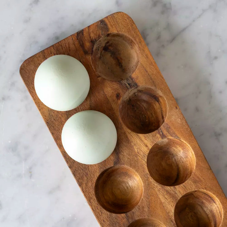 Acacia Egg Tray