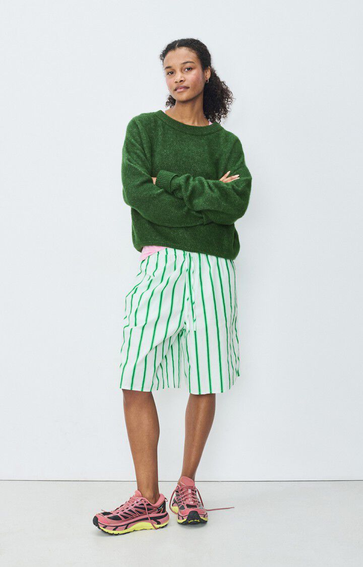 American Vintage Vitow Jumper - Melange Basil