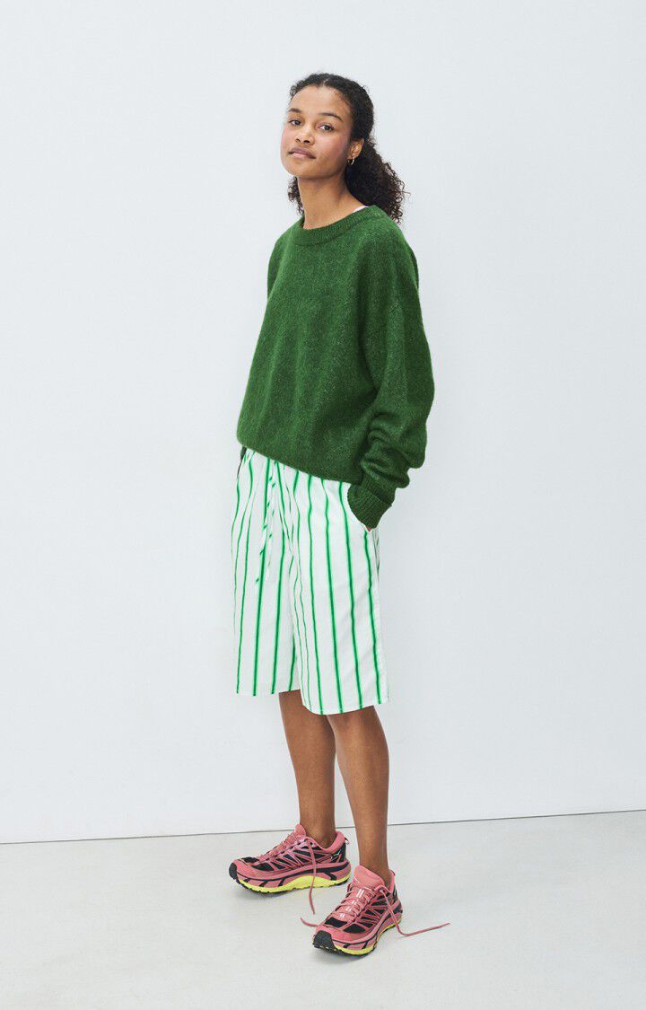 American Vintage Vitow Jumper - Melange Basil