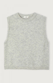 American Vintage Vitow Sleeveless Jumper - Melange Grey