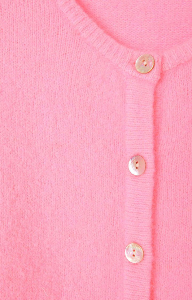 American Vintage Vitow Cardigan - Pink Melange