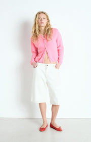American Vintage Vitow Cardigan - Pink Melange