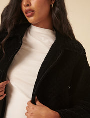 Nobody's Child Winny Velvet Quilted Jacket