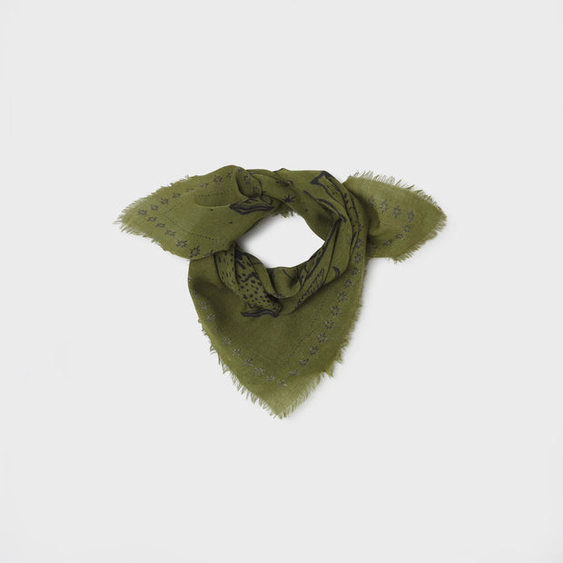 Billybelt Wool Sasha Scarf - Khaki