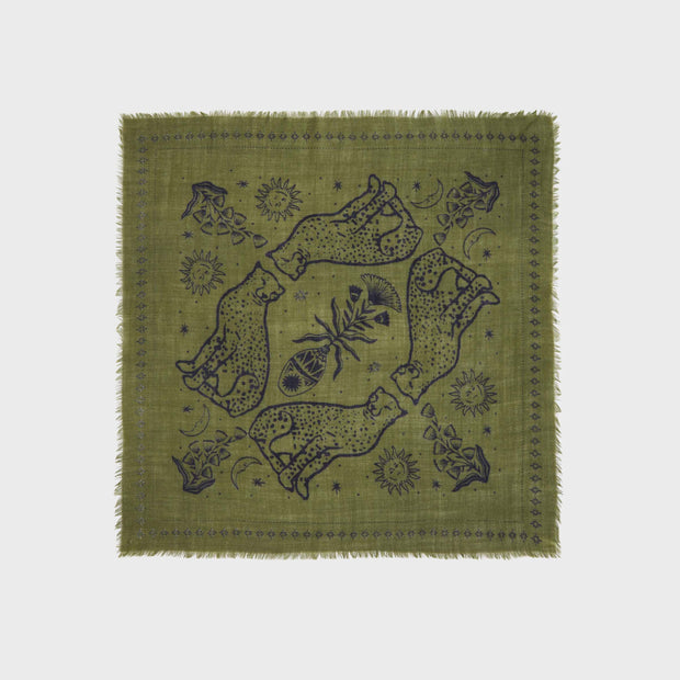 Billybelt Wool Sasha Scarf - Khaki