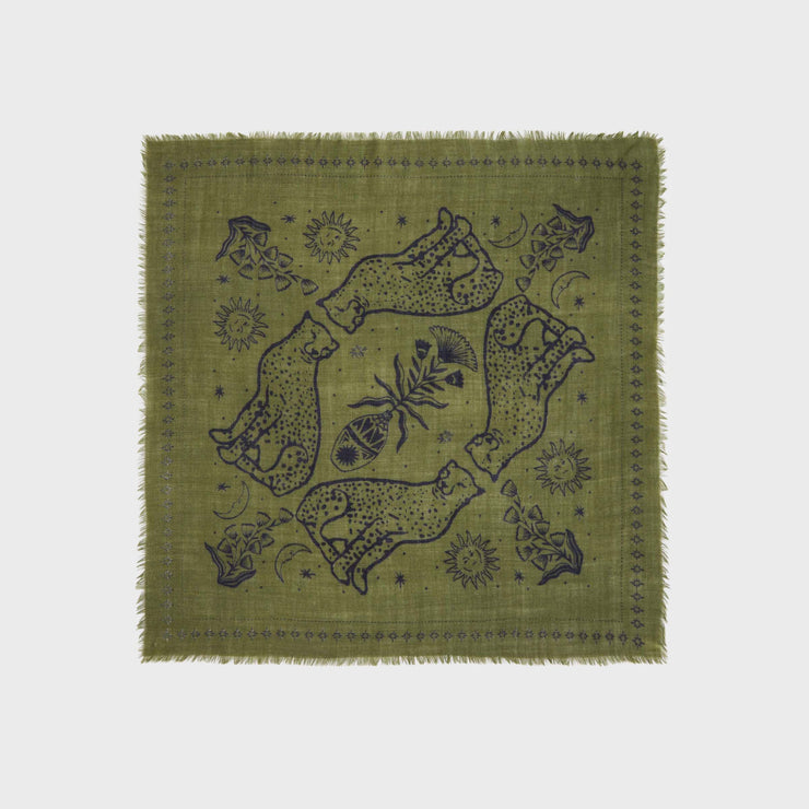 Billybelt Wool Sasha Scarf - Khaki