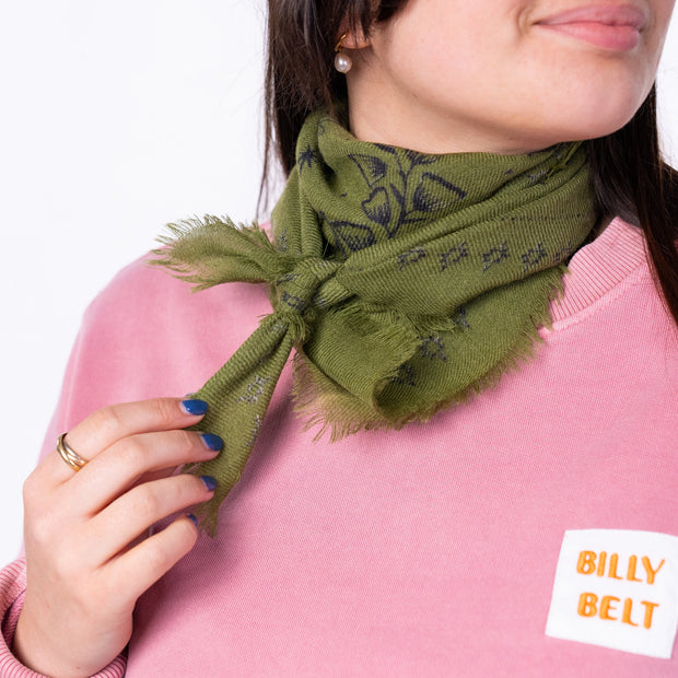 Billybelt Wool Sasha Scarf - Khaki