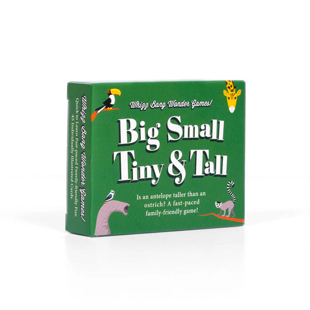 Whizz Bang Card Games - Big Small Tiny & Tall