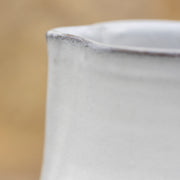 Tall White Glazed Jug