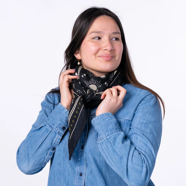 Billybelt Wool Madeleine Scarf - Black