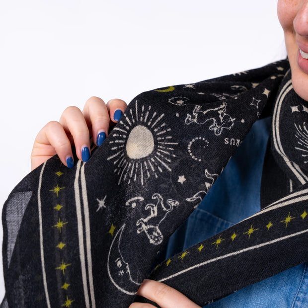 Billybelt Wool Madeleine Scarf - Black