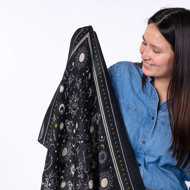 Billybelt Wool Madeleine Scarf - Black