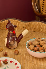 Wooden Squirrel Nutcracker