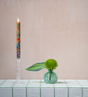 Tinkalink Fabric Wrapped LED Candles x 2 - Wild Bloom