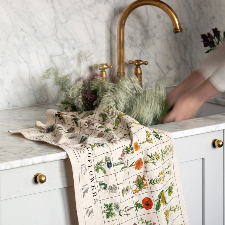 Roomytown Tea Towel - Wildflowers