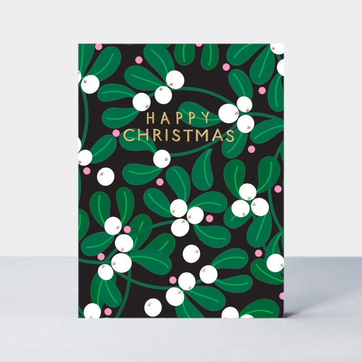 Pack of 10 Notecards - Mistletoe