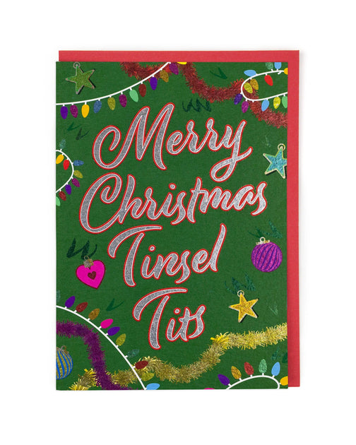Cath Tate Tinsel Tits Christmas Card – Rose & Lyons