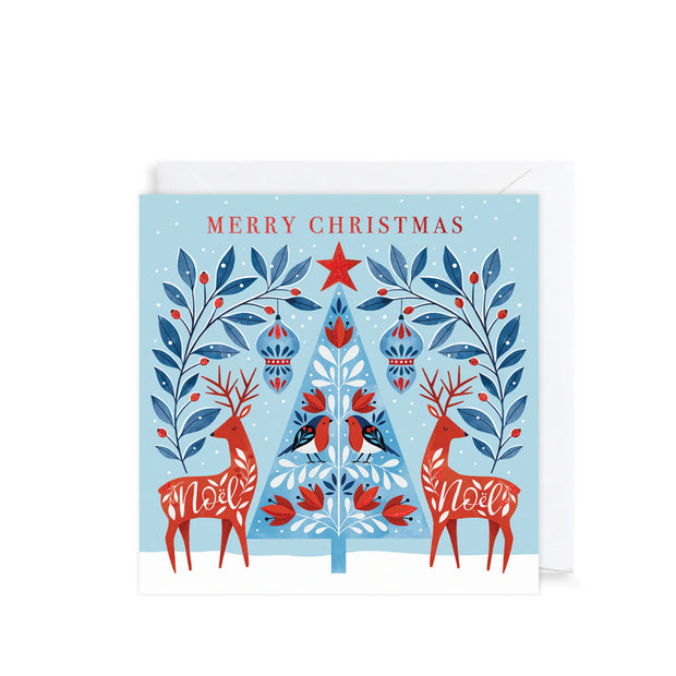 Charity Christmas Cards Set of 6 - Festive Deer