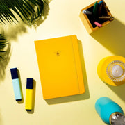 Yop & Tom Lined Notebook - Yellow Bee