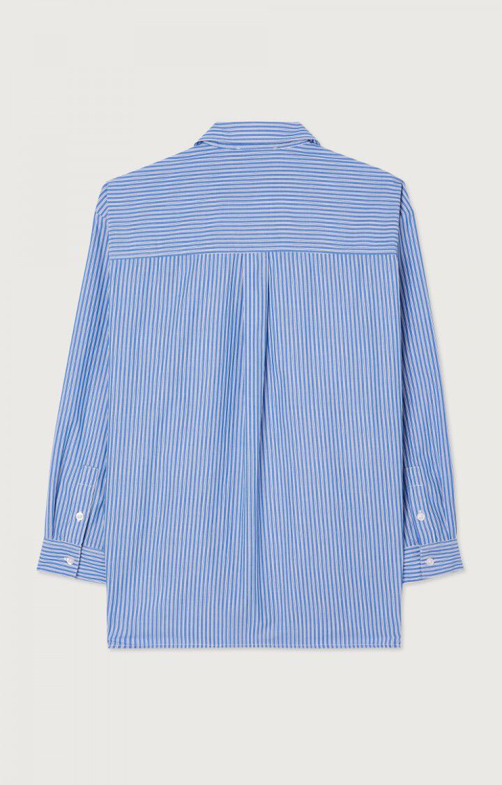 American Vintage Zatybay Shirt - Aqua Stripes