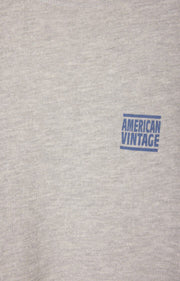 American Vintage Zofbay Grey Retro Sweatshirt