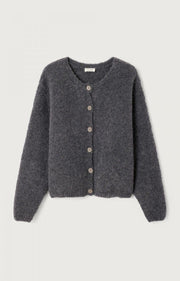 American Vintage Zolly Cardigan in Metal Chine