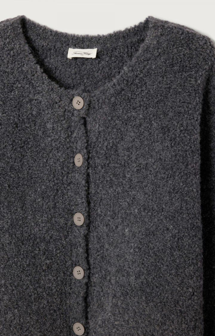 American Vintage Zolly Cardigan in Metal Chine