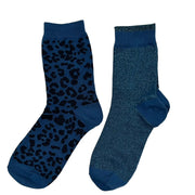 Sixton London Denim Sock Mix with Eye Pin - Duo