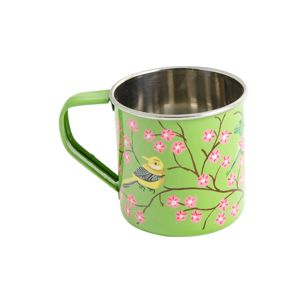 Sansar Hand Painted Enamel Mug