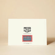 Pressed and Folded Card - Feliz Navidad