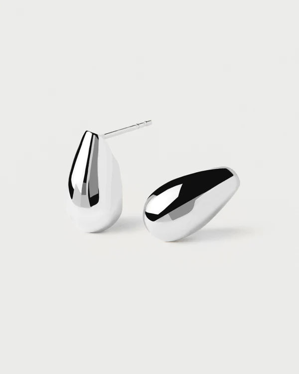 PDPaola Sugar Silver Earrings