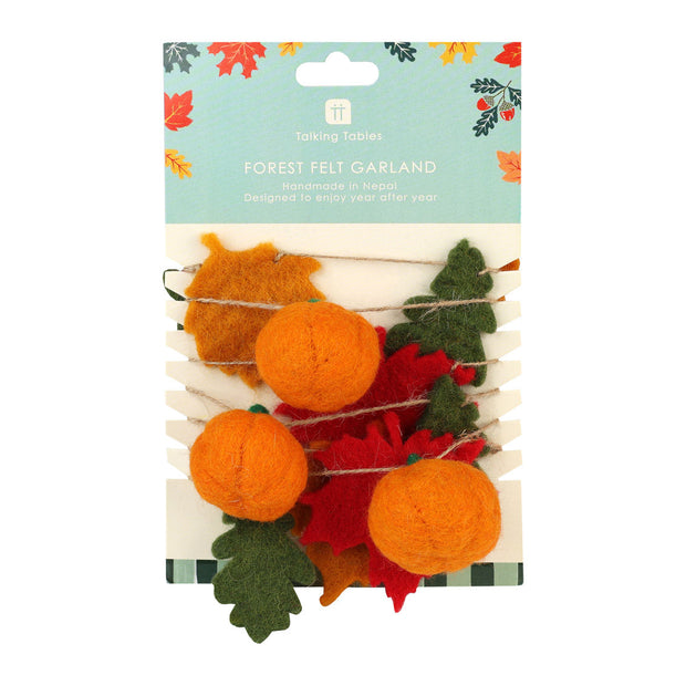 Autumn Hues Felt Garland