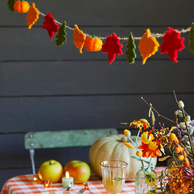 Autumn Hues Felt Garland