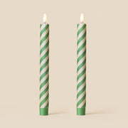 Tinkalink Fabric Wrapped LED Candles x 2 - Barley Twist