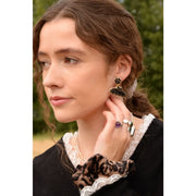 My Doris Black Bat Earrings